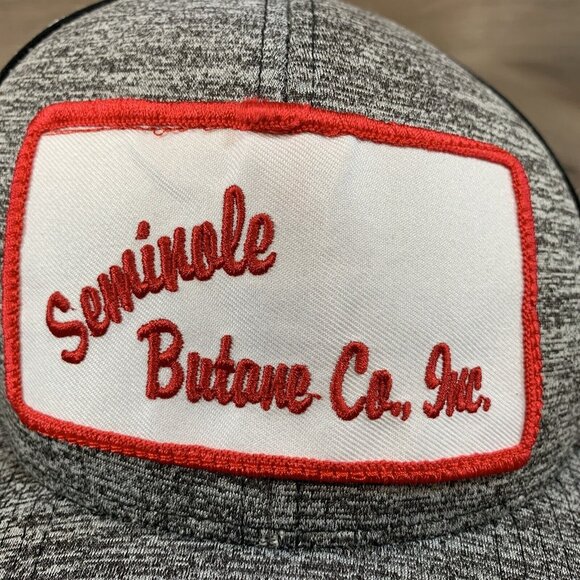 Seminole Butane Co Hat Mesh Gray/White Snapback - Picture 6 of 9